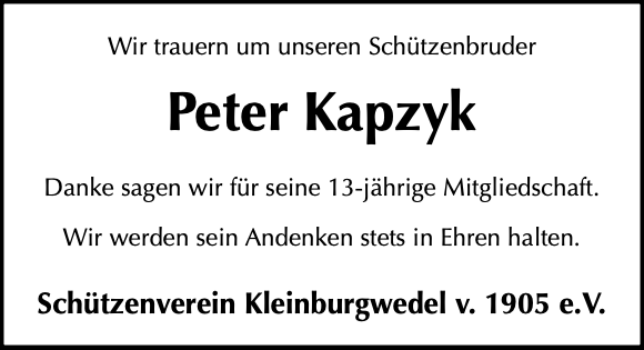 Peter Kapzyk